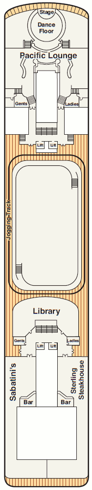 Pacific Princess - Deck Ten