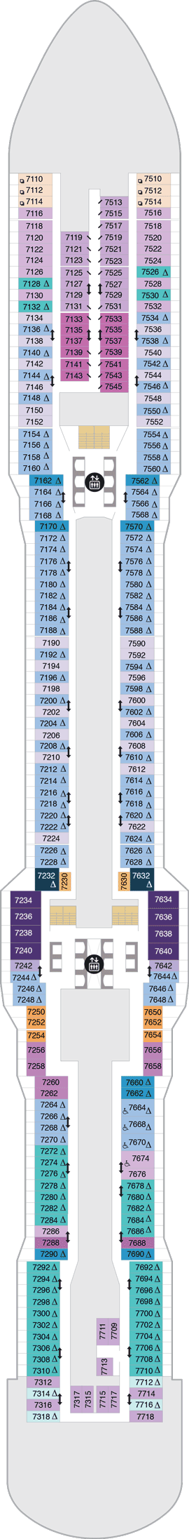 Spectrum of the Seas - Deck Seven