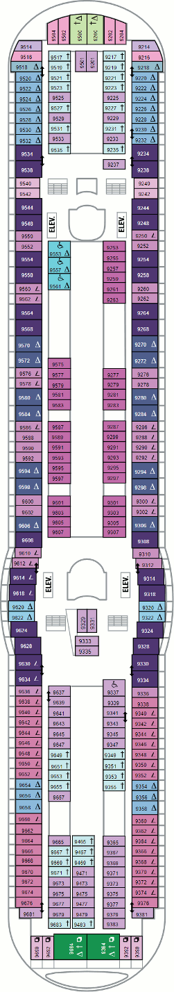 Mariner of the Seas - Deck Nine