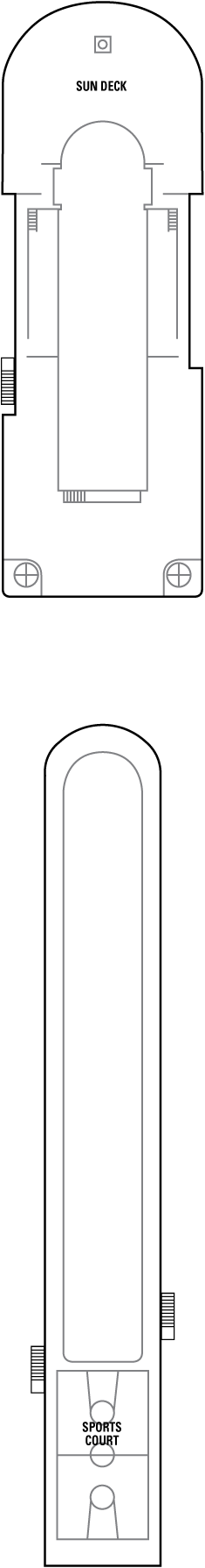 Pride of America  - Deck Fourteen