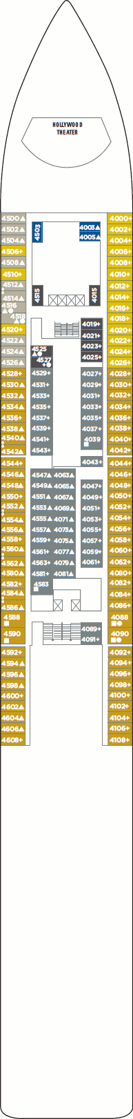 Pride of America  - Deck Four