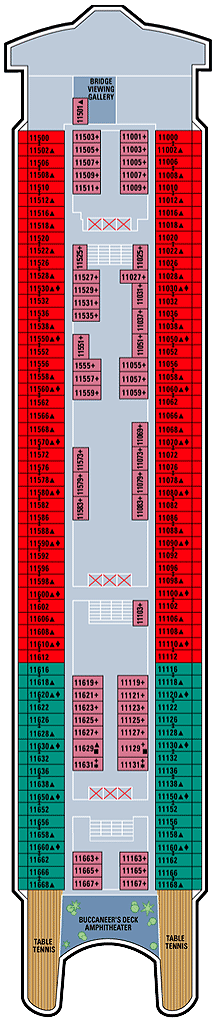 Norwegian Spirit  - Deck Eleven