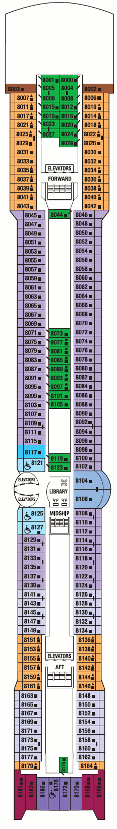 Celebrity Millennium   - Deck 8
