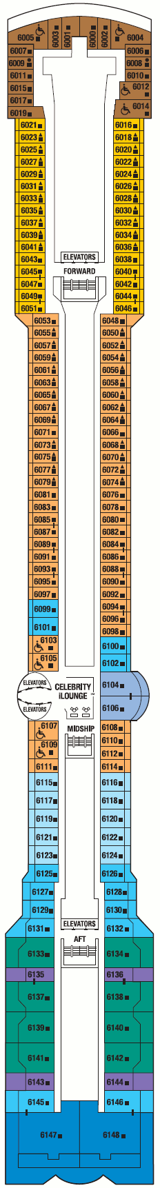 Celebrity Millennium   - Deck 6
