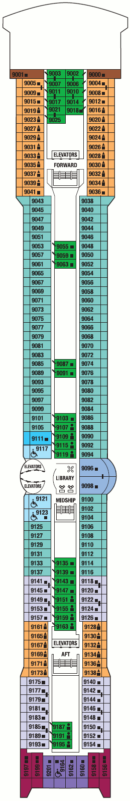 Celebrity Millennium   - Deck 9