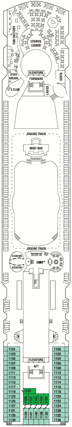 Celebrity Millennium   - Deck 11