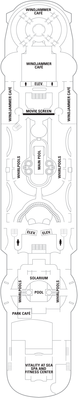Grandeur of the Seas - Deck Nine