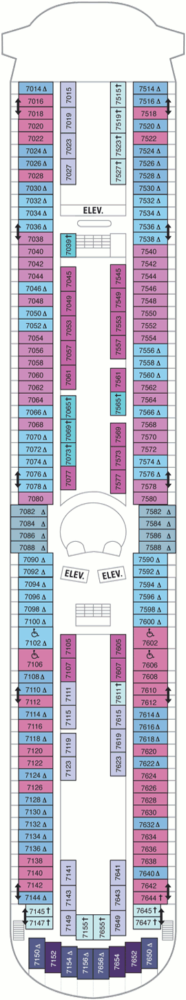 Grandeur of the Seas - Deck Seven