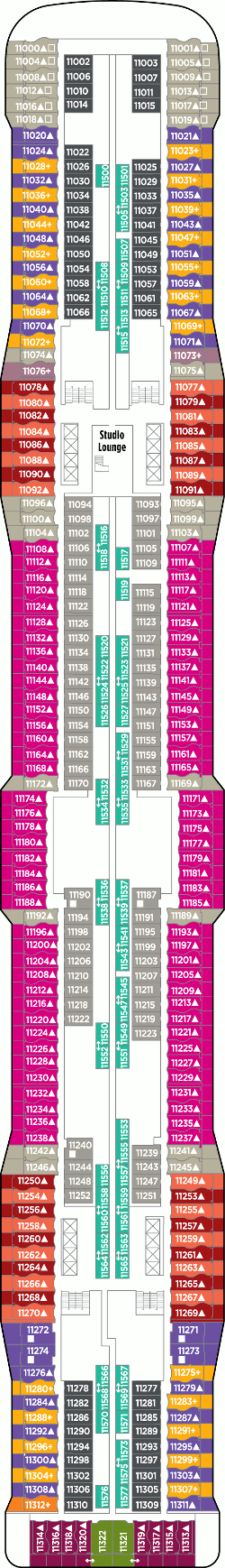 Norwegian Epic  - Deck 11
