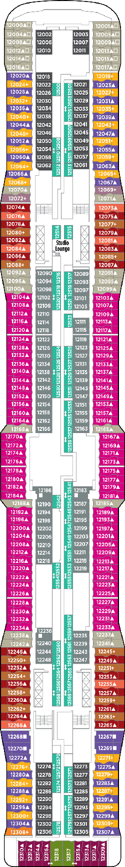 Norwegian Epic  - Deck 12