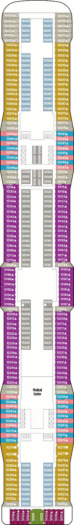 Norwegian Epic  - Deck 10
