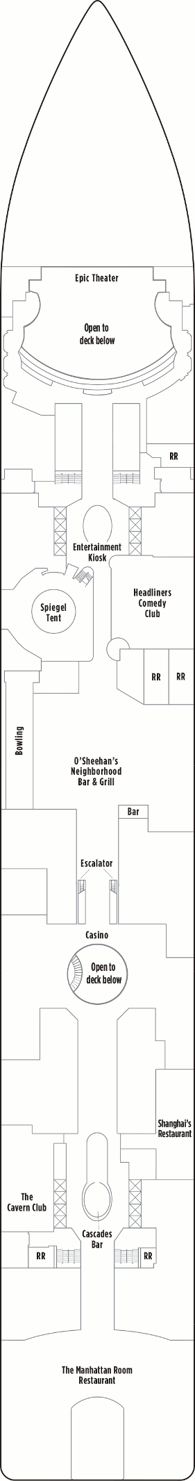 Norwegian Epic  - Deck 6