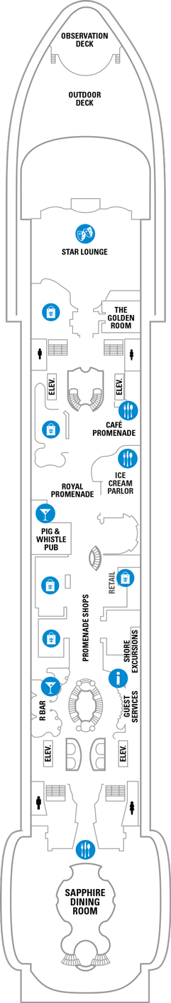 Voyager of the Seas - Deck Five