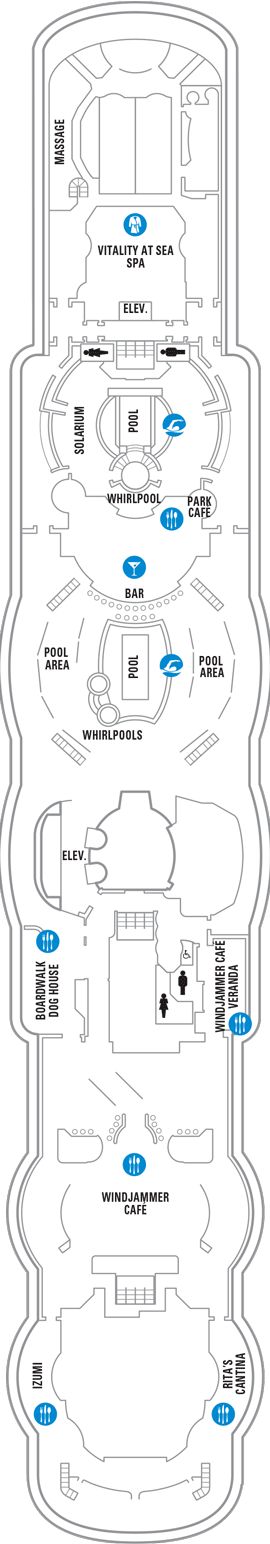 Radiance of the Seas - Deck Eleven