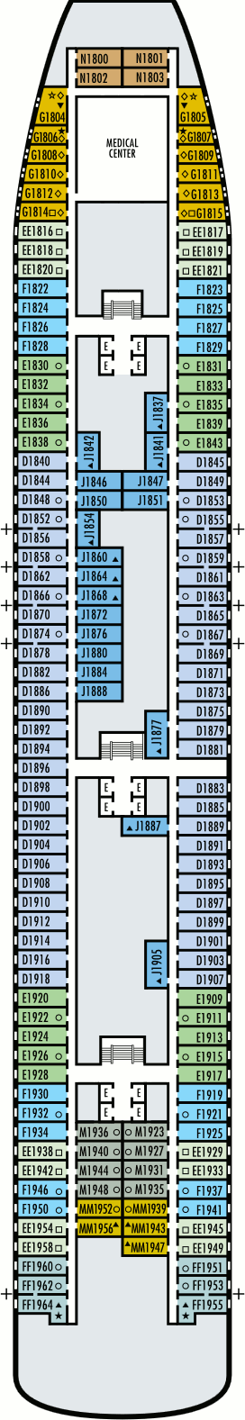 ms Zaandam - Dolphin Deck