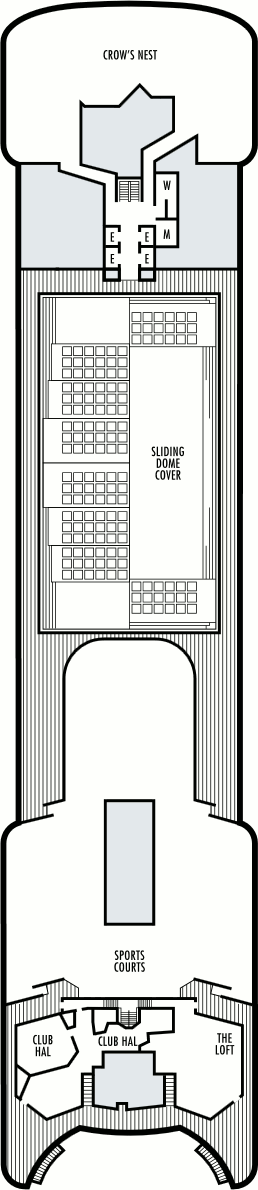 ms Zaandam - Sports Deck