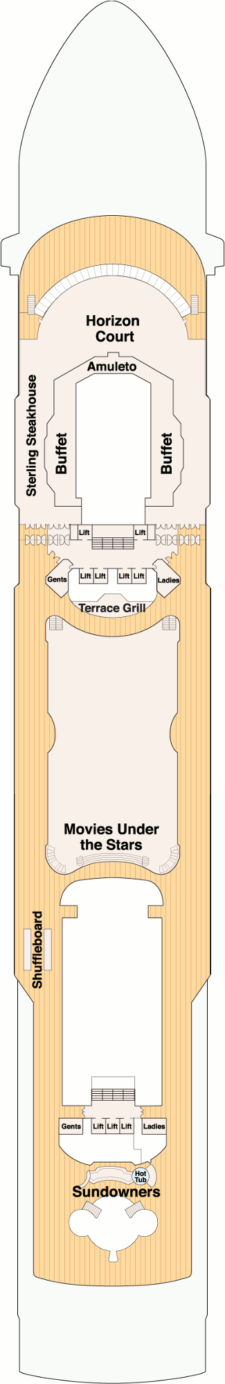 Sun Princess - Lido Deck