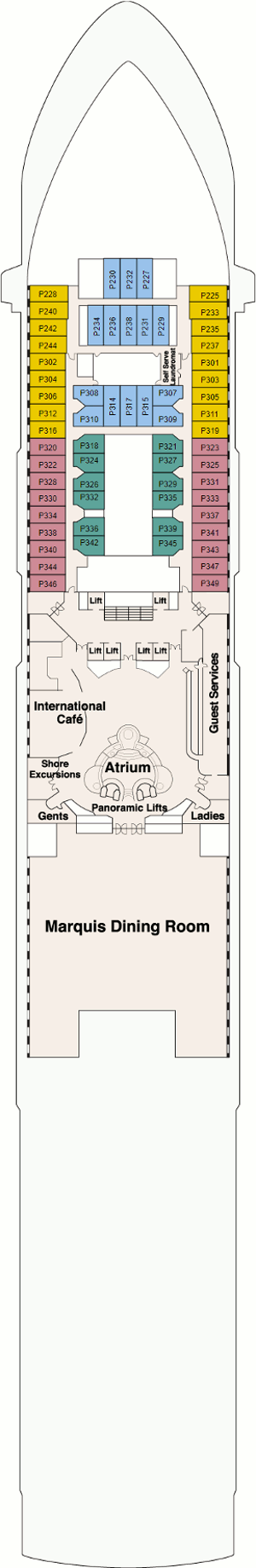 Sun Princess - Plaza Deck