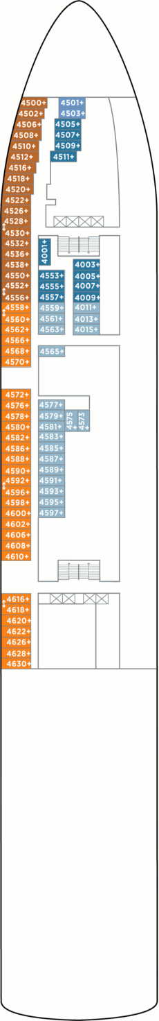 Norwegian Star  - Deck Four