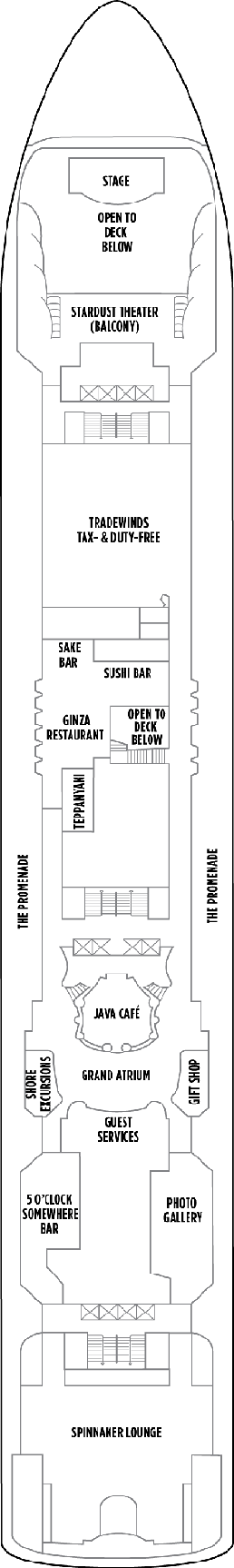 Norwegian Star  - Deck Seven